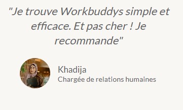 Témoignage Workbuddys Khadija